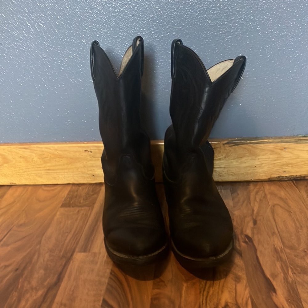Men’s Black Durango Dressy Cowboy Boots, Size 11 - Picture 6 of 8